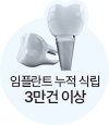 임플란트 누적 식립 3만건 이상